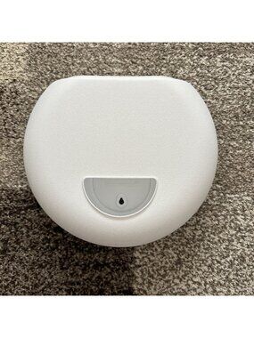 TUPPERWARE Bag Keeper White Plastic Grocery Holder Dispenser Container Vintage